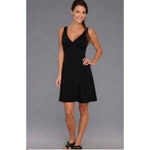 Patagonia Florita Dress XL Black Gorpcore Hiking Athleisure Outdoor Babydoll